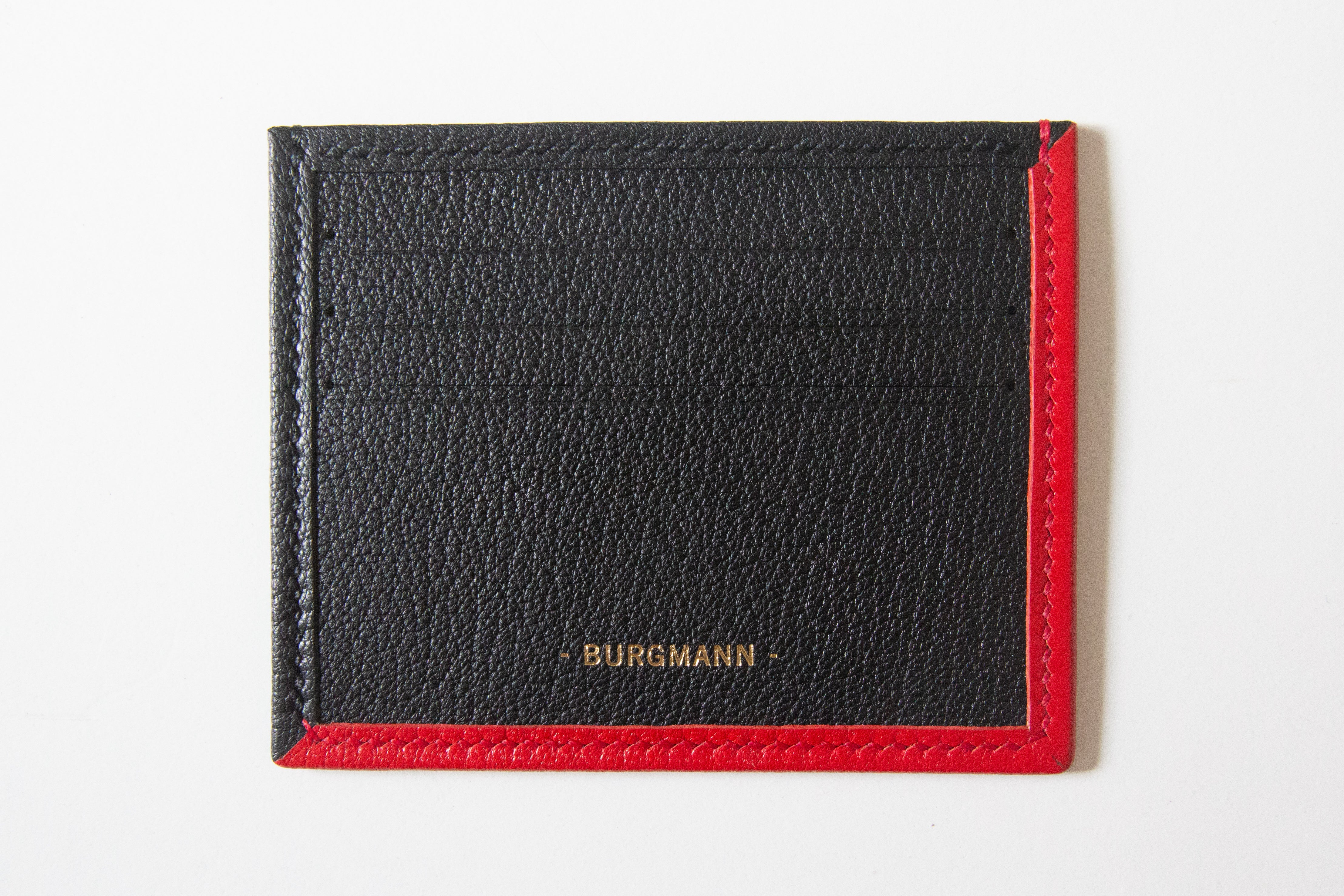 Slim 4 Pocket Card Case 50/50 Marquetry