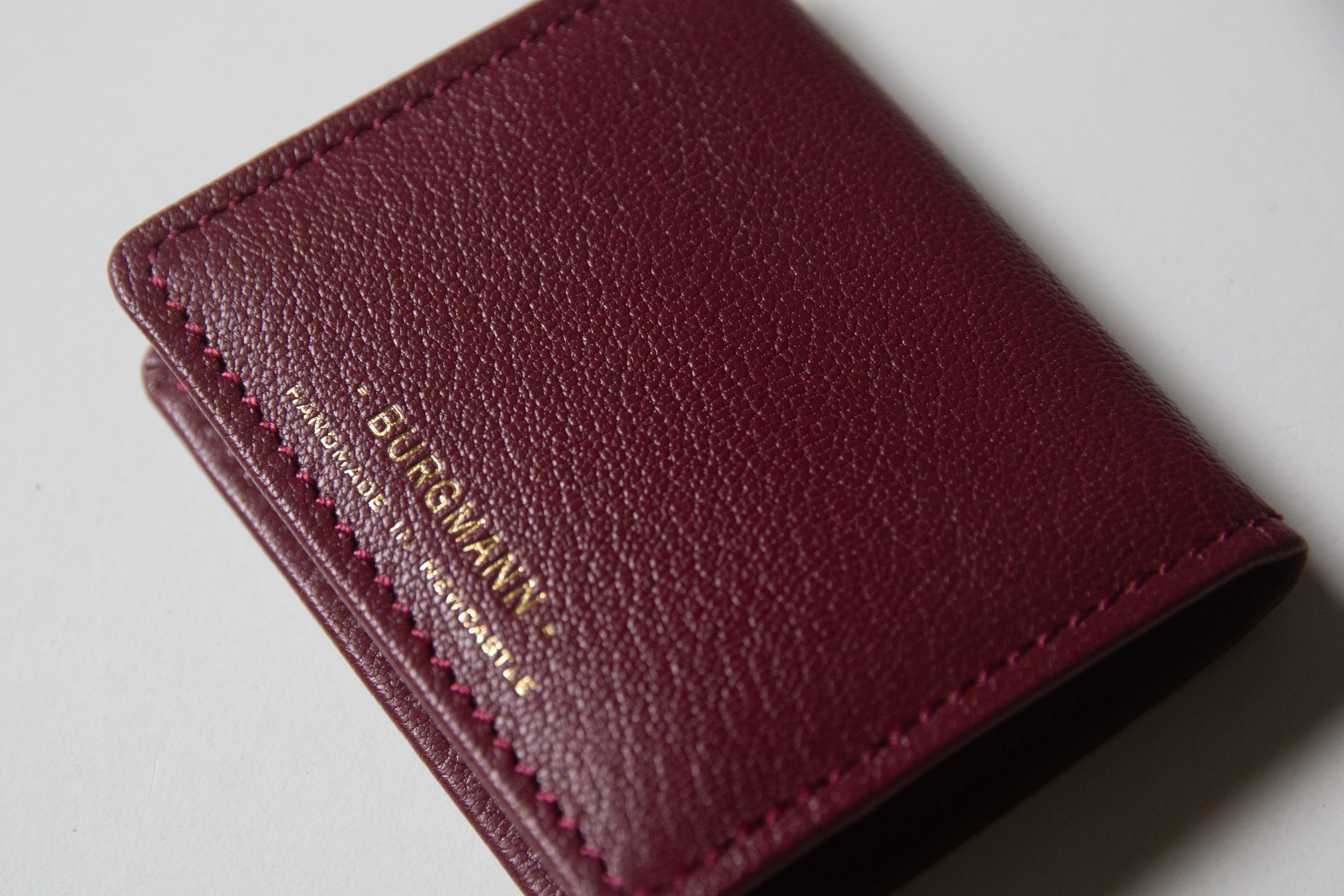 Mini Origami Pouch Burgundy