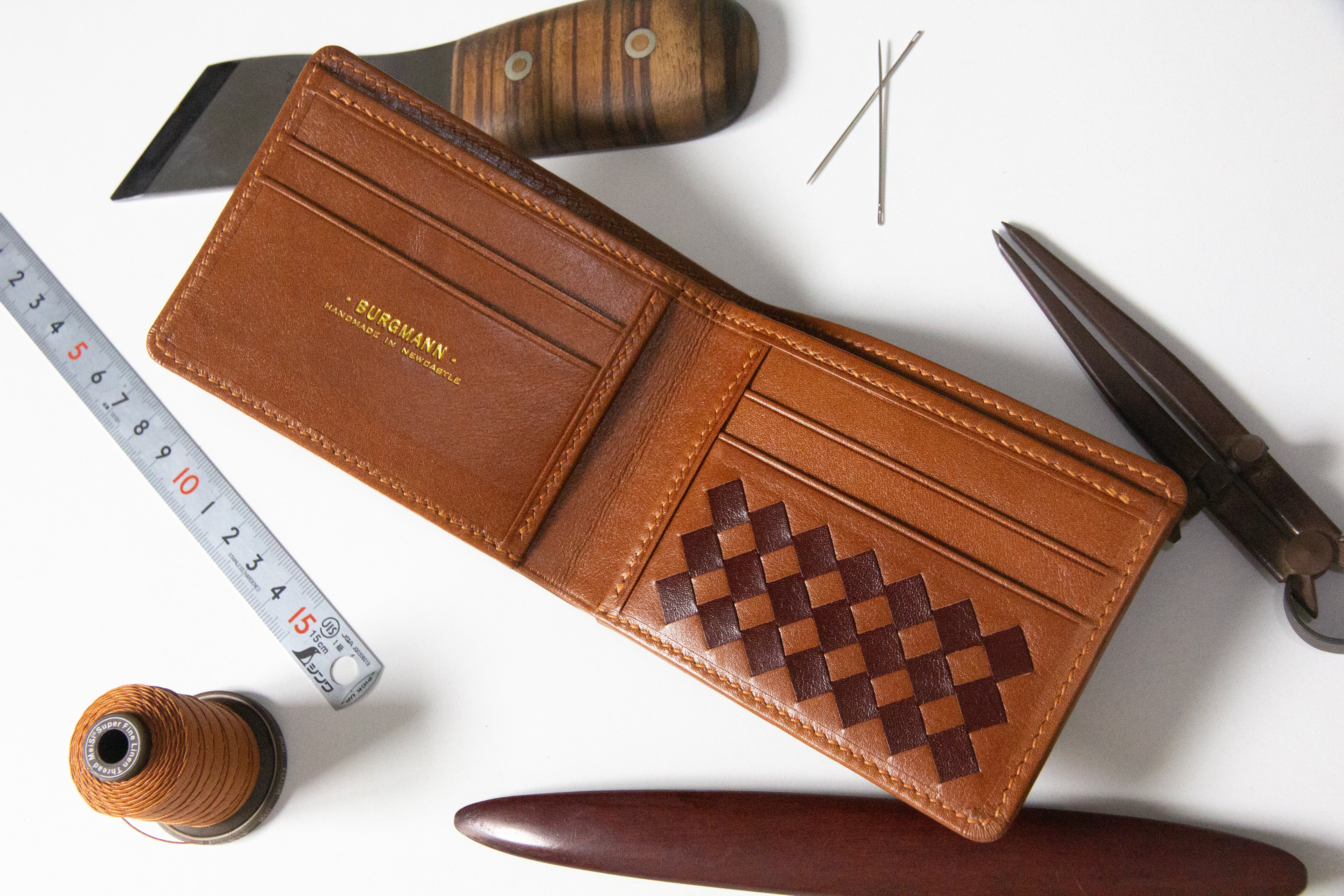 Woven Kangaroo Bifold Wallet