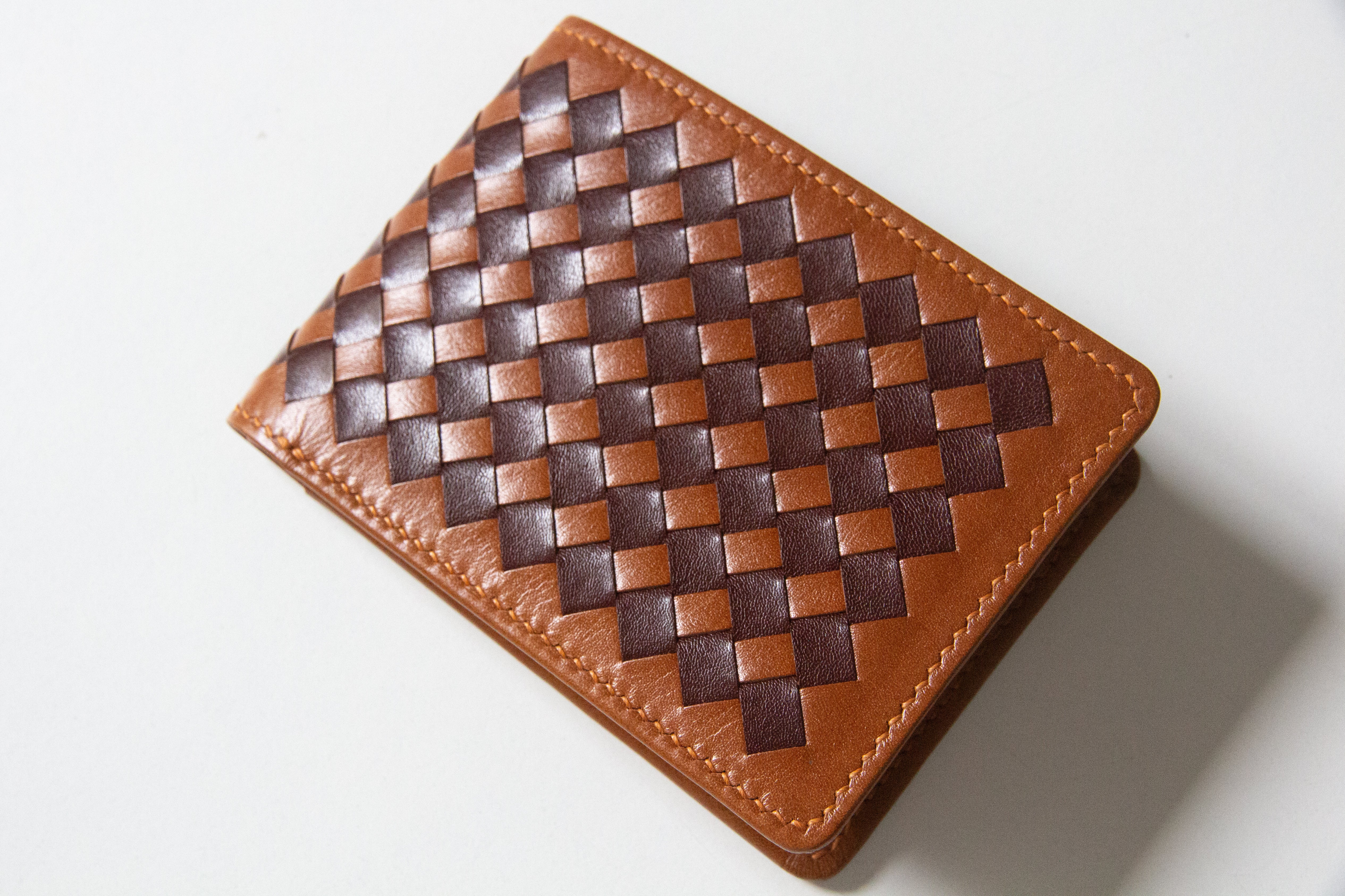 Woven Kangaroo Bifold Wallet